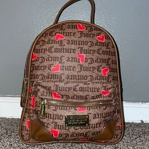 Brown juicy couture backpack